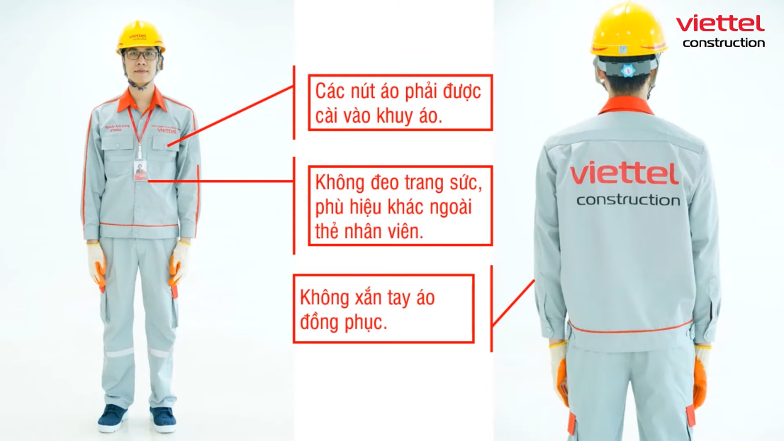 A person wearing a hard hat and a white uniform
Description automatically generated